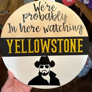 Yellowstone Sign